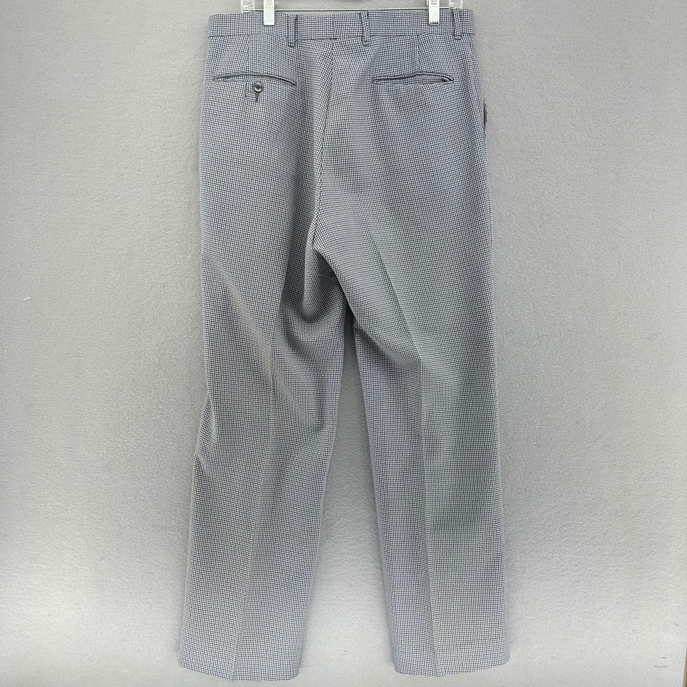 VTG Talon Houndstooth Dress Pants Checkered Trousers 35x30 1950s EclecticGrandpa - Picture 3 of 10